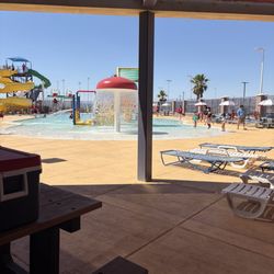 Desert Breeze Aquatic Facility - The view from the Covered area - 5/23/26