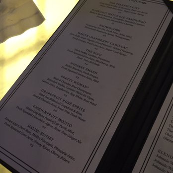 The Blvd - Menu cocktails - New American Near Me - Beverly Hills, California The Blvd - Menu cocktails - New American Near Me - Beverly Hills, California