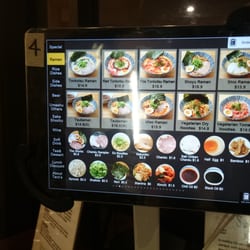 Taro's Ramen - Computerised ordering system! #schmancy