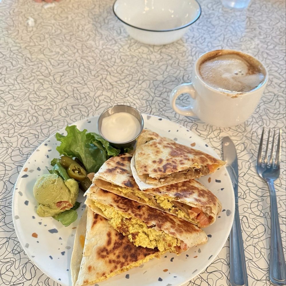 Spiral Diner & Bakery - Seitan Breakfast Quesadilla $17.99 - Bakeries Near Me - Fort Worth, Texas Spiral Diner & Bakery - Seitan Breakfast Quesadilla $17.99 - Bakeries Near Me - Fort Worth, Texas