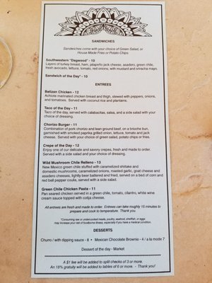 Menu photo 3 La Fonda Del Bosque Albuquerque, NM Menu photo 3 La Fonda Del Bosque Albuquerque, NM