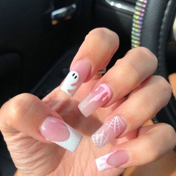 Oasis Nails And Spa - Halloween nails (looked exactly like my inspo pic) - Nail Salons Near Me - Fort Myers, Florida Oasis Nails And Spa - Halloween nails (looked exactly like my inspo pic) - Nail Salons Near Me - Fort Myers, Florida