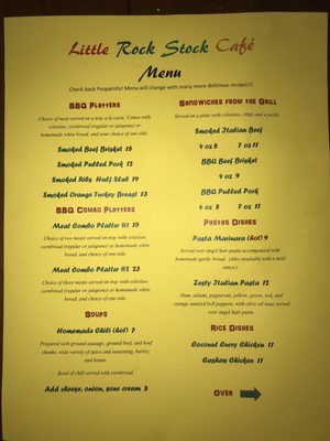 Menu photo 4 Little Rock Stock Cafe Wauconda, IL Menu photo 4 Little Rock Stock Cafe Wauconda, IL