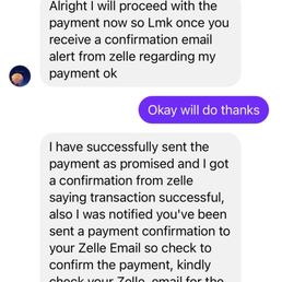 Scam messages Scam messages