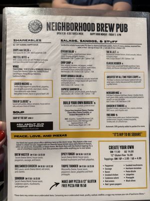 Menu photo 2 PHX Beer Scottsdale, AZ Menu photo 2 PHX Beer Scottsdale, AZ