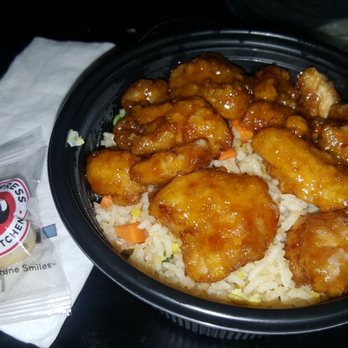 Panda Express - Orange Chicken "panda bowl" - Chinese Near Me - Milford, Connecticut Panda Express - Orange Chicken "panda bowl" - Chinese Near Me - Milford, Connecticut