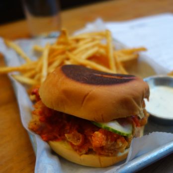 The Seneca - Spicy Chicken Sando - Bars Near Me - Ridgewood, New York The Seneca - Spicy Chicken Sando - Bars Near Me - Ridgewood, New York
