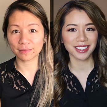 A-List Makeup - Before (bit embarrassed showing this, but want to show how Audrey transformed me) / After - Makeup Artists Near Me - Milpitas, California A-List Makeup - Before (bit embarrassed showing this, but want to show how Audrey transformed me) / After - Makeup Artists Near Me - Milpitas, California