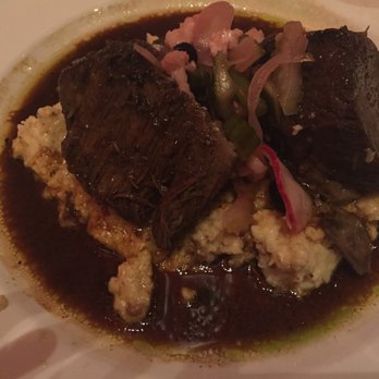 Carnivale Chicago - Short rib on top of grits - Latin American Near Me - Chicago, Illinois