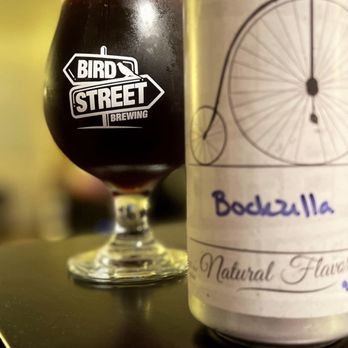 Bird Street Brewing - a glass of beer next to a bottle of beer - Breweries Near Me - Lemoore, California Bird Street Brewing - a glass of beer next to a bottle of beer - Breweries Near Me - Lemoore, California