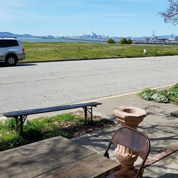 Abigail's Moroccan Cuisine - A big plus is Abigail's outdoor seating with a view of the San Francisco skyline. - Moroccan Near Me - Alameda, California
