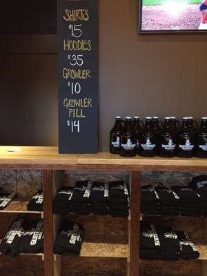 Photo of Sumerian Brewing - Woodinville, WA, US. Growlers, shirts, and hoodies! Oh my!