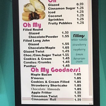 OMG Donuts & Bakery - Menu - Donuts Near Me - Concord, North Carolina OMG Donuts & Bakery - Menu - Donuts Near Me - Concord, North Carolina