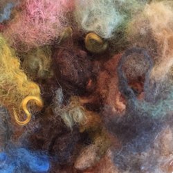 Waldorf School of Pittsburgh - Hand dyed wool for fiber painting