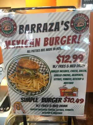 Menu photo 3 Barraza’s Mexican Food Fredonia, AZ
