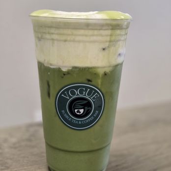Vogue Bubble Tea & Coffee Bar - Banana cream matcha - Bubble Tea Near Me - Pantego, Texas Vogue Bubble Tea & Coffee Bar - Banana cream matcha - Bubble Tea Near Me - Pantego, Texas