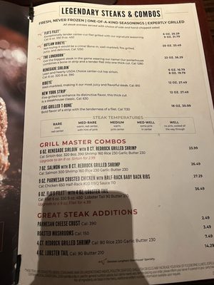 Menu photo 6 LongHorn Steakhouse Mesa, AZ