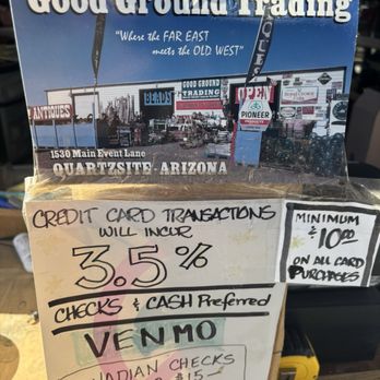 Good Ground Trading - Name - Antiques Near Me - Quartzsite, Arizona