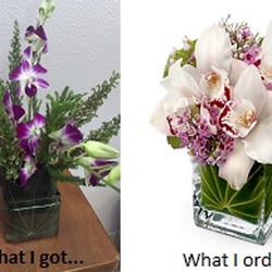 Forever Flowers - Super disappointing...what I ordered and what I got at www.ForeverFlowersColorado.com