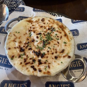 Angies - French onion soup. - Bars Near Me - Manhasset, New York