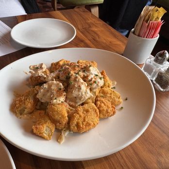 Chroma - Fried green tomatoes - American Near Me - Houston, Texas Chroma - Fried green tomatoes - American Near Me - Houston, Texas