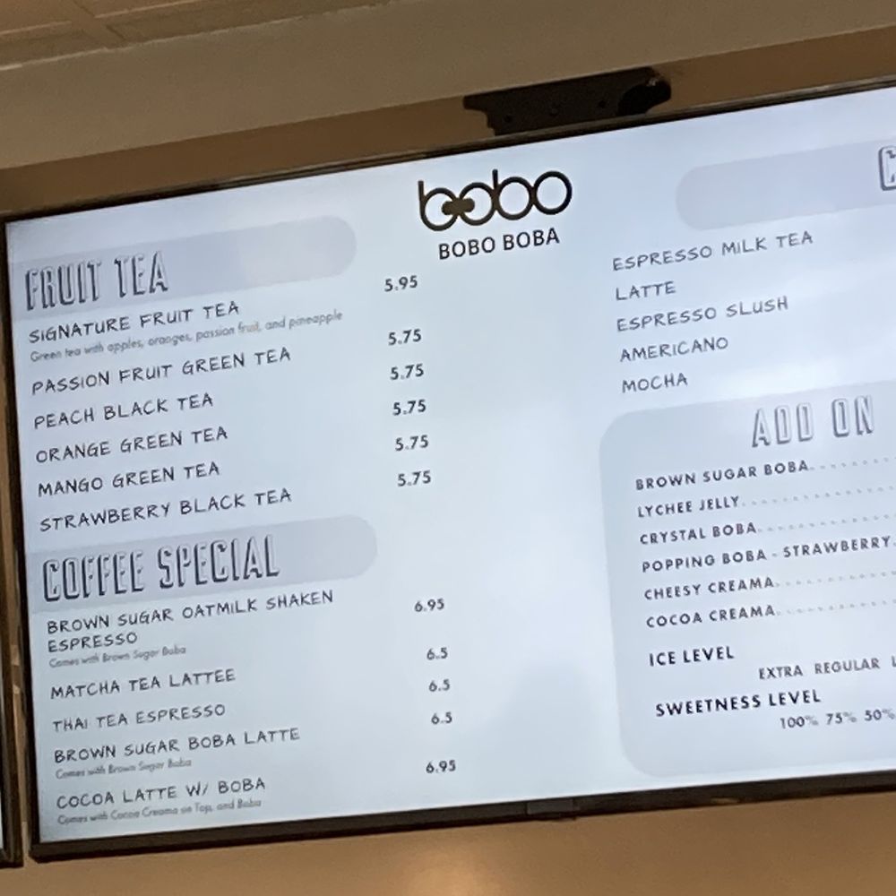 Bobo boba - Menu - Bubble Tea Near Me - Albany, Oregon Bobo boba - Menu - Bubble Tea Near Me - Albany, Oregon