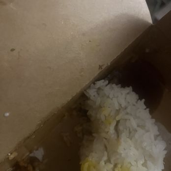 Kong Pocha - Grease from food dampened the carton - Korean Near Me - Baltimore, Maryland Kong Pocha - Grease from food dampened the carton - Korean Near Me - Baltimore, Maryland