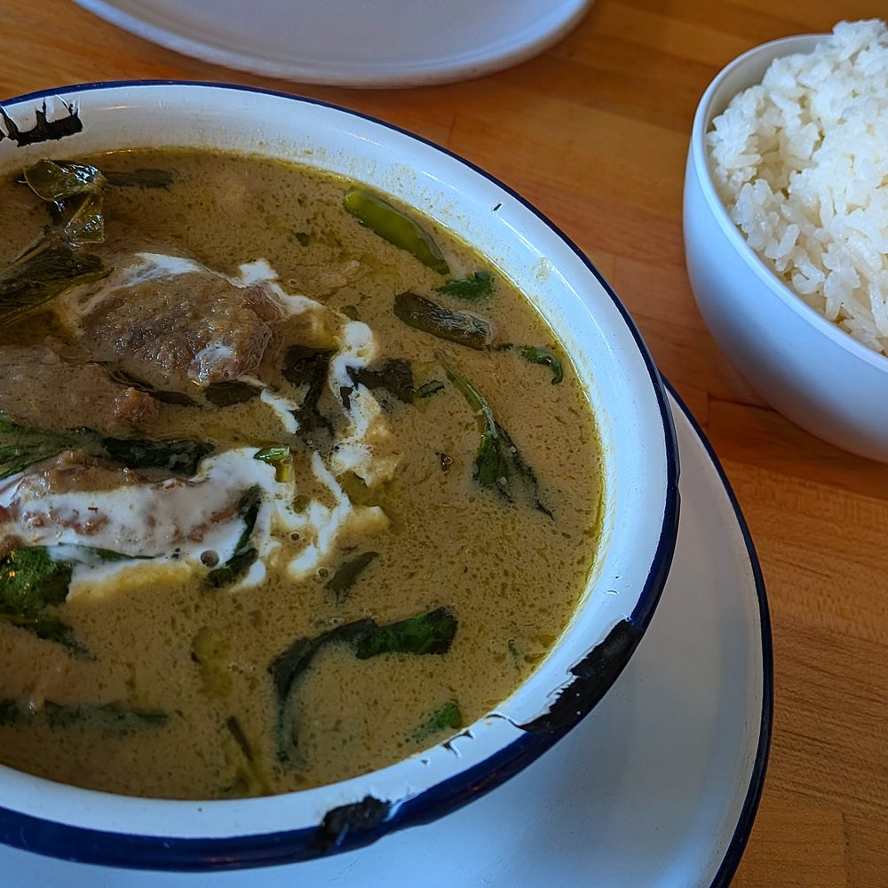 Hat Yai - Dipping roti into any of the curry sauces is amazing - Thai Near Me - Portland, Oregon Hat Yai - Dipping roti into any of the curry sauces is amazing - Thai Near Me - Portland, Oregon