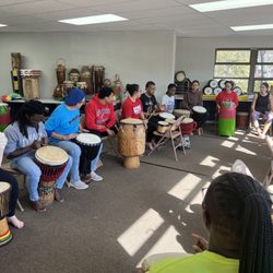 We sang, we danced, we drummed out little hearts out!