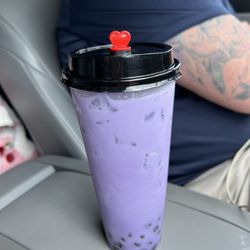Bubble Tea & Deli - Taro smoothie with boba!
