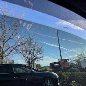 Dead Eye Tint & Vinyl - Space in between top of window and window tint - Car Window Tinting Near Me - Temecula, California
