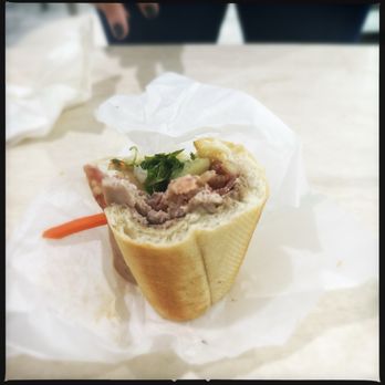 Saigon Baguette Cafe - Grilled pork sandwich. The bread tastes freshly baked and is very good. - Vietnamese Near Me - Fort Myers, Florida