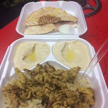 Kabab Grill Restaurant - Chicken shawerma with two sides of humus... Yum! - Mediterranean Near Me - Westminster, California Kabab Grill Restaurant - Chicken shawerma with two sides of humus... Yum! - Mediterranean Near Me - Westminster, California