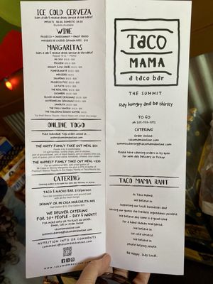Menu photo 3 Taco Mama - The Summit Birmingham, AL Menu photo 3 Taco Mama - The Summit Birmingham, AL