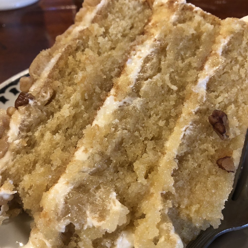 Porter Jacks Grill - pecan praline cake - American Near Me - Manning, South Carolina Porter Jacks Grill - pecan praline cake - American Near Me - Manning, South Carolina