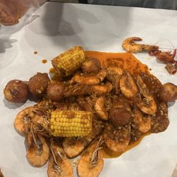 Shrimp, Potatoes, Corn On The Cob Shrimp, Potatoes, Corn On The Cob