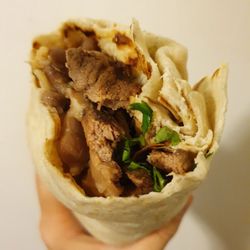 Dona Maria - Carne asada burrito (grande $10.95)