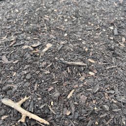 Bulk soil from delivery in a raised garden bed. Bulk soil from delivery in a raised garden bed.