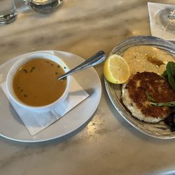 Gluten Free Lobster Bisque & Gluten Free Crab Cake