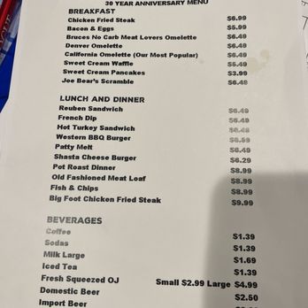 Black Bear Diner Roseville - Special 30th Anniversary Menu - American Near Me - Roseville, California Black Bear Diner Roseville - Special 30th Anniversary Menu - American Near Me - Roseville, California