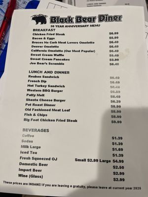 Menu photo 5 Black Bear Diner Roseville Roseville, CA Menu photo 5 Black Bear Diner Roseville Roseville, CA