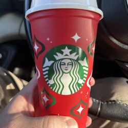Starbucks - PSL in this year's holiday cup. What can I say, I'm basic.