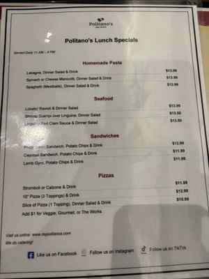 Menu photo 5 Politano's Pizza & Pasta Irving, TX Menu photo 5 Politano's Pizza & Pasta Irving, TX