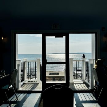 Breakers Resort - Inside the club on breakfast morning...beautiful peaceful view - Hotels Near Me - Saint Ignace, Michigan