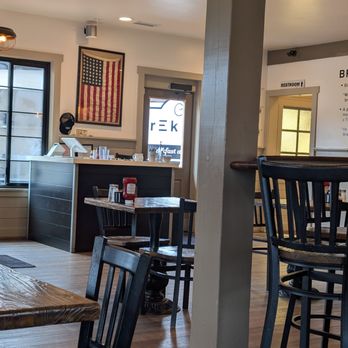 Brekkies - Front counter to review menu and pay, then sit at a table or booth - Breakfast & Brunch Near Me - Solvang, California