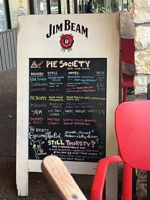 Menu photo 1 Pie Society San Marcos, TX