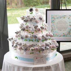 Baked By Yael - Wedding Cakepop Display