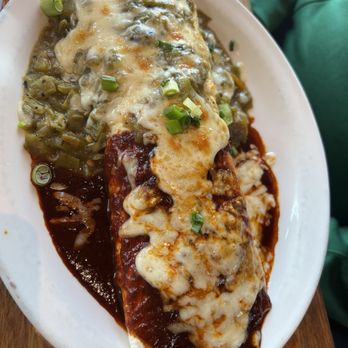 Cafe Pasqual's - Chorizo burrito - Vegetarian Near Me - Santa Fe, New Mexico