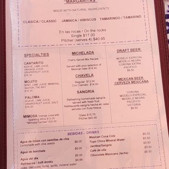 La Casita Mexicana - prices/ menu as of 1.18.26 - Mexican Near Me - Bell, California