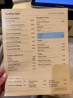 Menu photo 3 Sunshine coffee Miami Beach, FL Menu photo 3 Sunshine coffee Miami Beach, FL